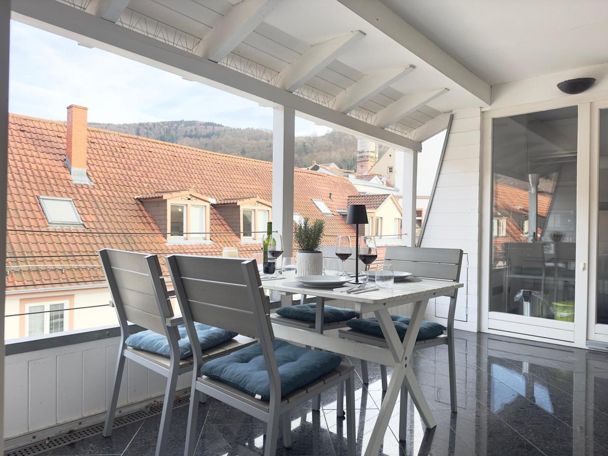 Luxury Old Town Suite - Xxl Terrasse & Xxl Penthouse Хайдельберг Экстерьер фото